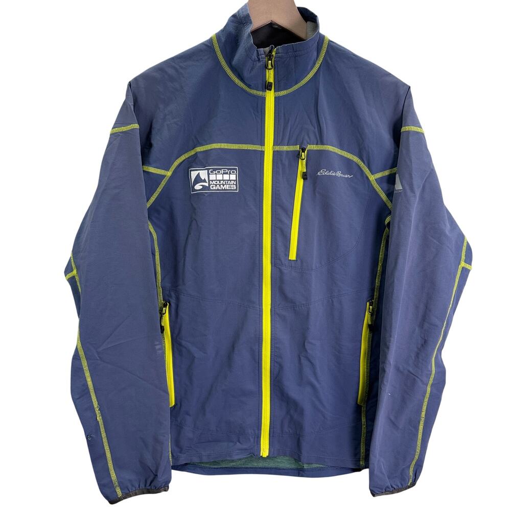 Eddie Bauer x GoPro Mountain Games Light‎ Jacket Men's Small Black Full-Zip